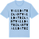Blue Soul t-shirt med Vallda Trekant ordlek t-shirt