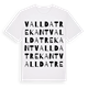 Vallda Trekant ordlek t-shirt