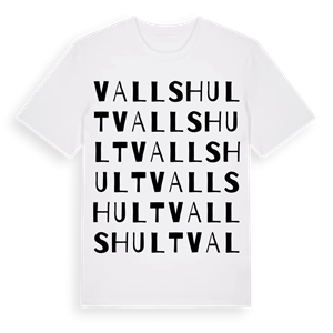 Vallshult ordlek t-shirt – ekologisk bomull t-shirt från Pinshirt