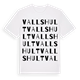 Vallshult ordlek t-shirt