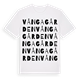 Vångagården ordlek t-shirt