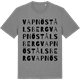 Mid Heather Gray t-shirt med Vapnö Stålsberg ordlek t-shirt