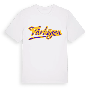 Vårhögen baseball t-shirt – ekologisk bomull t-shirt från Pinshirt