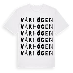 Vårhögen ordlek t-shirt – ekologisk bomull t-shirt från Pinshirt