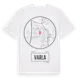 White t-shirt med Varla t-shirt