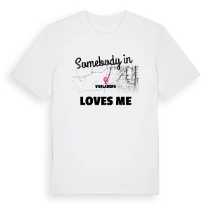Någon i Varlaberg älskar mig t-shirt – ekologisk bomull t-shirt från Pinshirt