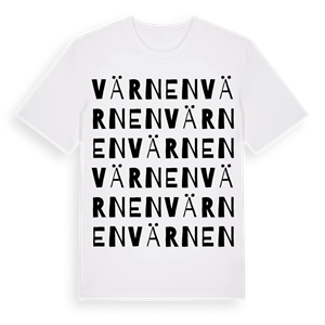Värnen ordlek t-shirt – ekologisk bomull t-shirt från Pinshirt