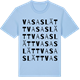 Blue Soul t-shirt med Vasaslätt ordlek t-shirt