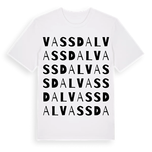 Vassdal ordlek t-shirt – ekologisk bomull t-shirt från Pinshirt
