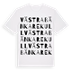 Västra Bänkarekull ordlek t-shirt