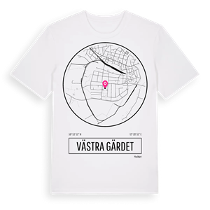 Västra gärdet t-shirt – ekologisk bomull t-shirt från Pinshirt
