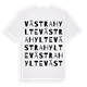 White t-shirt med Västra Hylte ordlek t-shirt