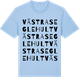 Blue Soul t-shirt med Västra Seglehult ordlek t-shirt