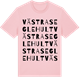 Pink Cotton t-shirt med Västra Seglehult ordlek t-shirt