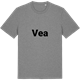 Mid Heather Gray t-shirt med Vea fetstil t-shirt