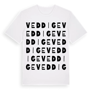 Veddige ordlek t-shirt – ekologisk bomull t-shirt från Pinshirt
