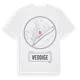 White t-shirt med Veddige t-shirt