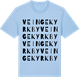 Blue Soul t-shirt med Veinge kyrkby ordlek t-shirt