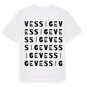 Vessige ordlek t-shirt – ekologisk bomull t-shirt från Pinshirt