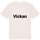 Vintage White t-shirt med Vickan fetstil t-shirt