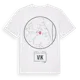 White t-shirt med Vik t-shirt