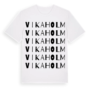 Vikaholm ordlek t-shirt – ekologisk bomull t-shirt från Pinshirt