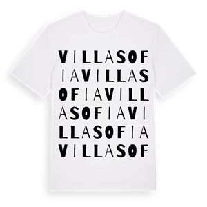 Villa Sofia ordlek t-shirt – ekologisk bomull t-shirt från Pinshirt