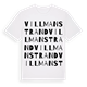 Villmanstrand ordlek t-shirt
