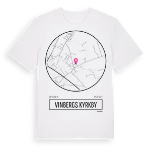 Vinbergs Kyrkby t-shirt – ekologisk bomull t-shirt från Pinshirt