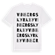 Vinbergs kyrkby ordlek t-shirt