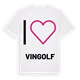 Jag älskar Vingolf t-shirt stort tryck