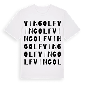 Vingolf ordlek t-shirt – ekologisk bomull t-shirt från Pinshirt