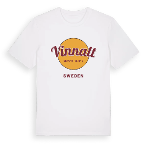 Vinnalt cirkel t-shirt – ekologisk bomull t-shirt från Pinshirt