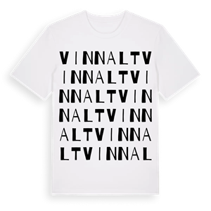Vinnalt ordlek t-shirt – ekologisk bomull t-shirt från Pinshirt
