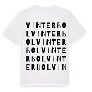 Vinterbol ordlek t-shirt – ekologisk bomull t-shirt från Pinshirt