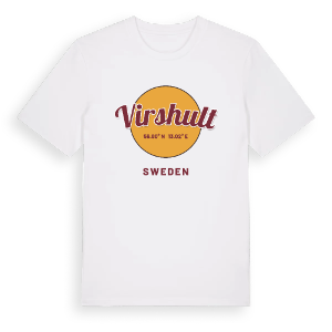 Virshult cirkel t-shirt – ekologisk bomull t-shirt från Pinshirt