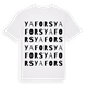 Yafors ordlek t-shirt