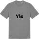 Mid Heather Gray t-shirt med Yås fetstil t-shirt