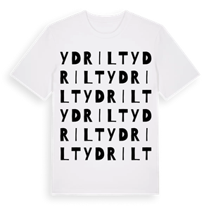 Ydrilt ordlek t-shirt – ekologisk bomull t-shirt från Pinshirt