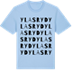 Blue Soul t-shirt med Ylasryd ordlek t-shirt