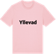 Pink Cotton t-shirt med Yllevad fetstil t-shirt