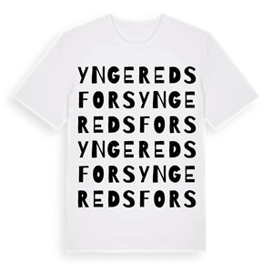 Yngeredsfors ordlek t-shirt – ekologisk bomull t-shirt från Pinshirt
