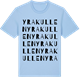 Blue Soul t-shirt med Yrakullen ordlek t-shirt