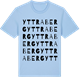 Blue Soul t-shirt med Yttra Berg ordlek t-shirt