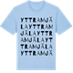 Blue Soul t-shirt med Yttra Mjäla ordlek t-shirt