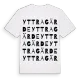 Yttragärde ordlek t-shirt