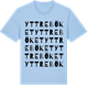 Blue Soul t-shirt med Yttre Böket ordlek t-shirt