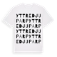 Yttre Djuparp ordlek t-shirt