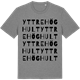 Mid Heather Gray t-shirt med Yttre Höghult ordlek t-shirt