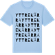 Blue Soul t-shirt med Yttre Kärra ordlek t-shirt